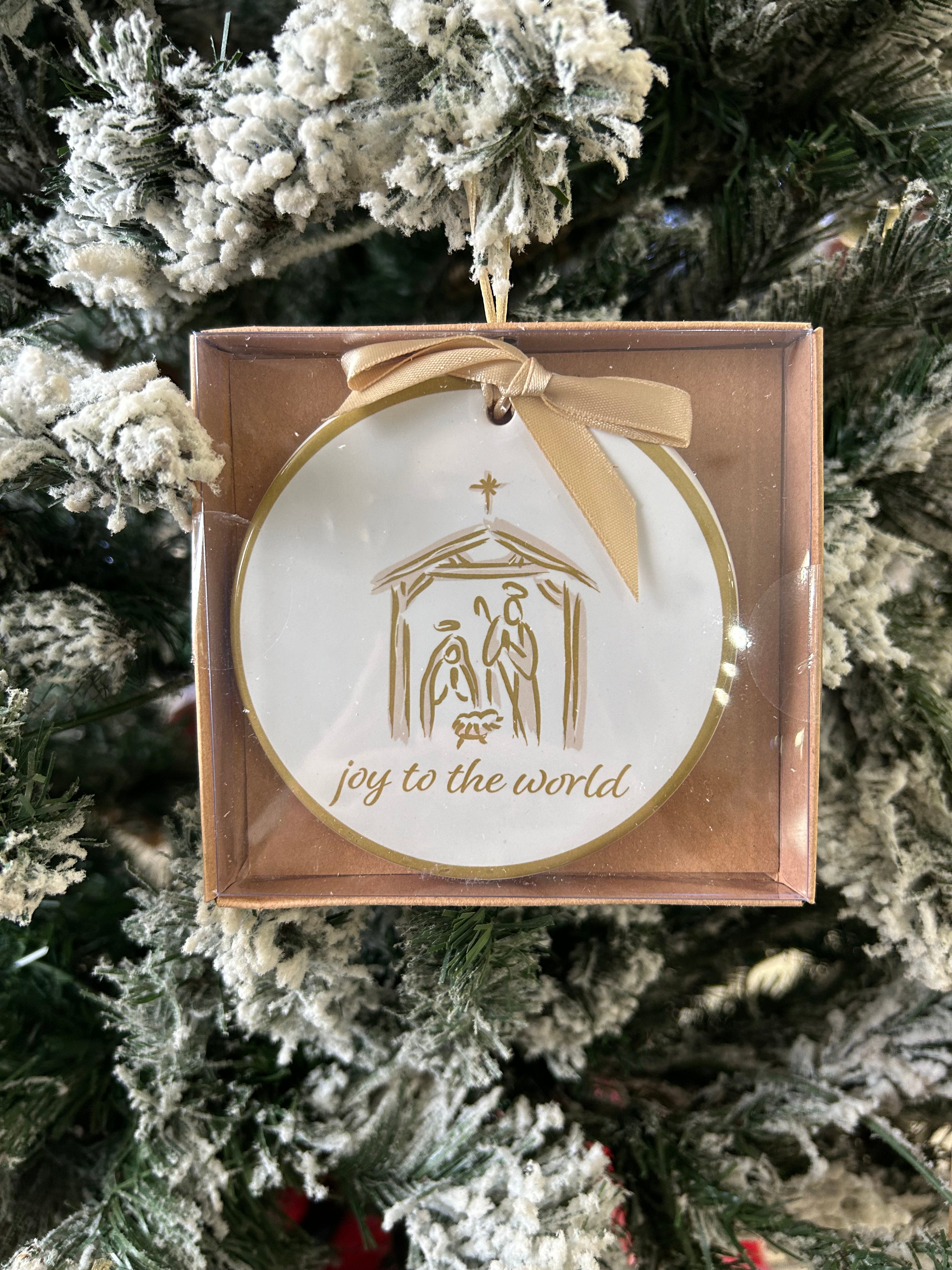 Joy To The World Ornament