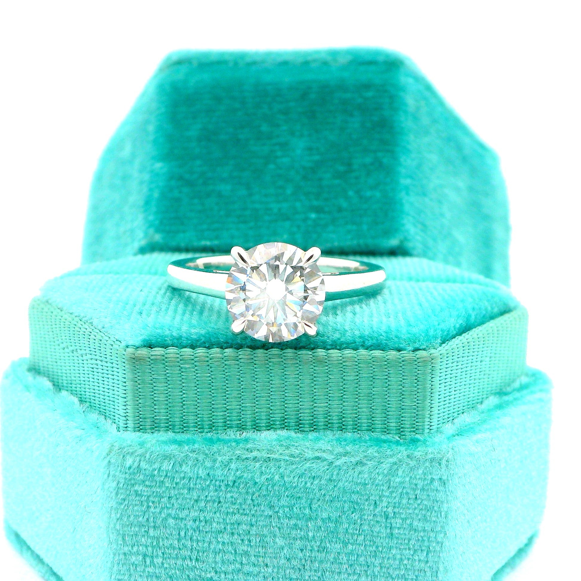 14K Solitaire 2CTW Round Cut Engagement Ring