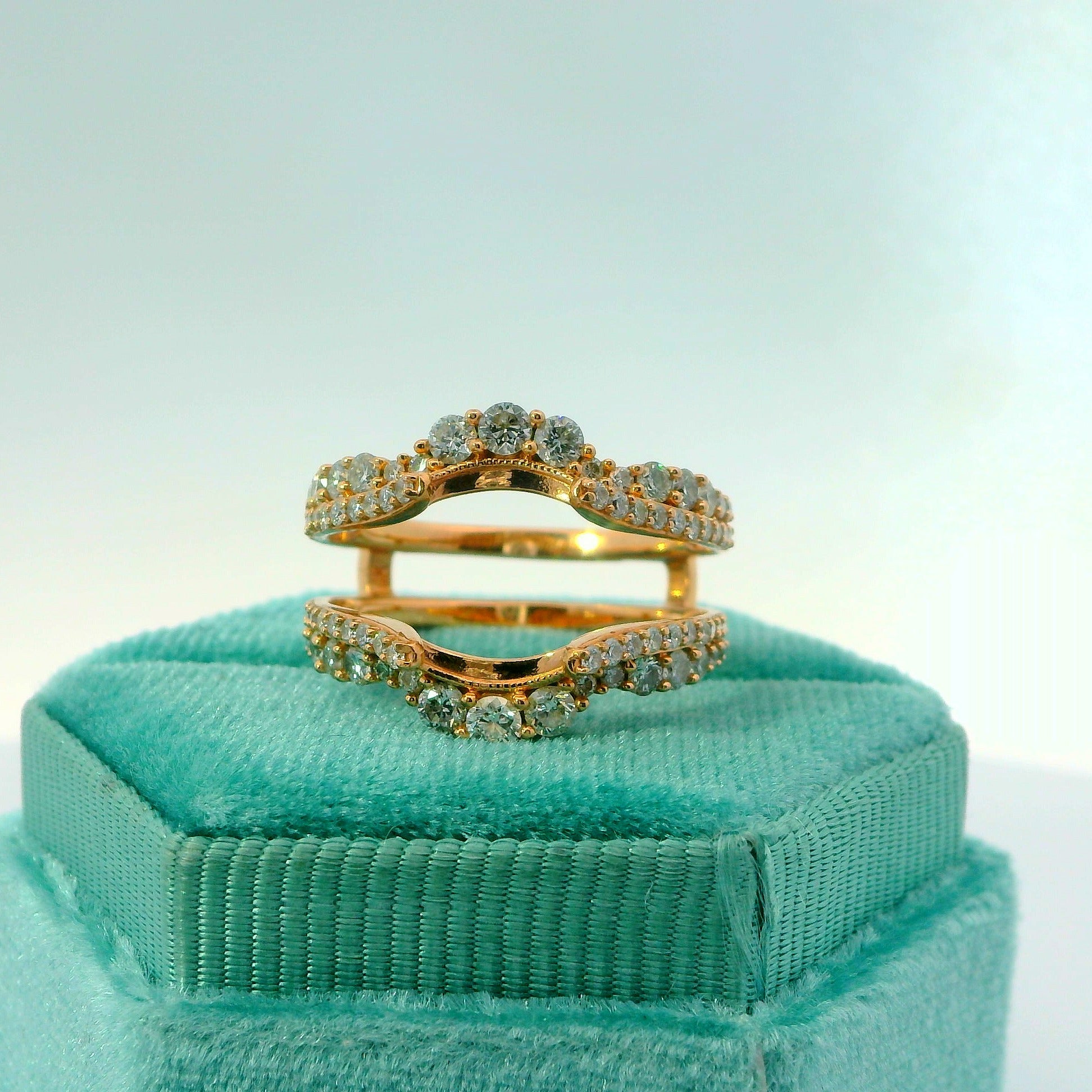 14K Preloved Rose Gold Engagement Ring