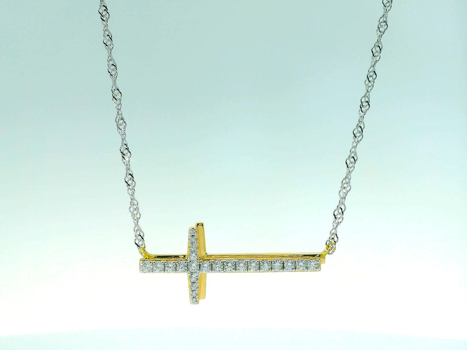 Charles Garnier Layered Cross Necklace