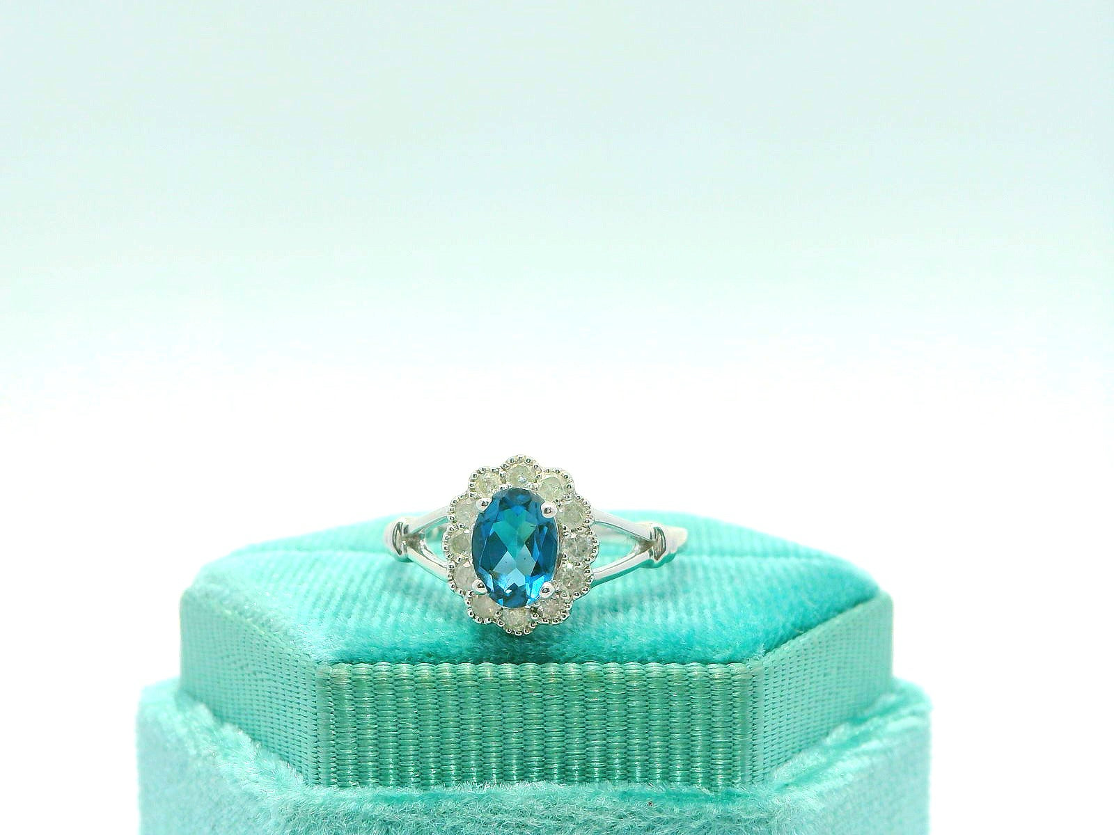 10K London Blue Topaz Ring