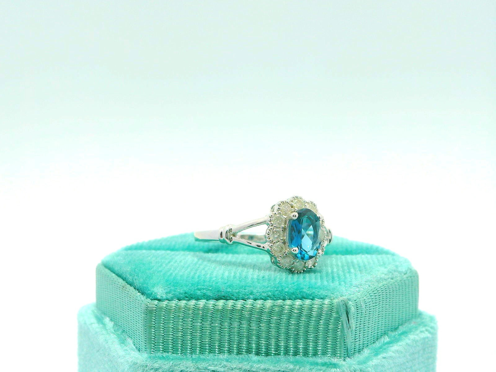 10K London Blue Topaz Ring