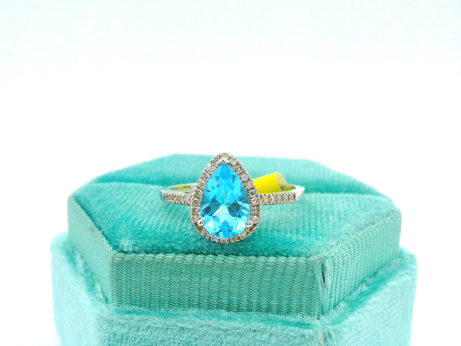 10K Blue Topaz Ring