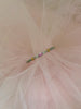 Lab Pink Sapphire Milanese Mesh Classica Bangle Bracelet