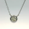14K 0.50CTW Bezel-Set Diamond Necklace