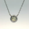 14K 0.50CTW Bezel-Set Diamond Necklace