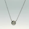14K 0.50CTW Bezel-Set Diamond Necklace