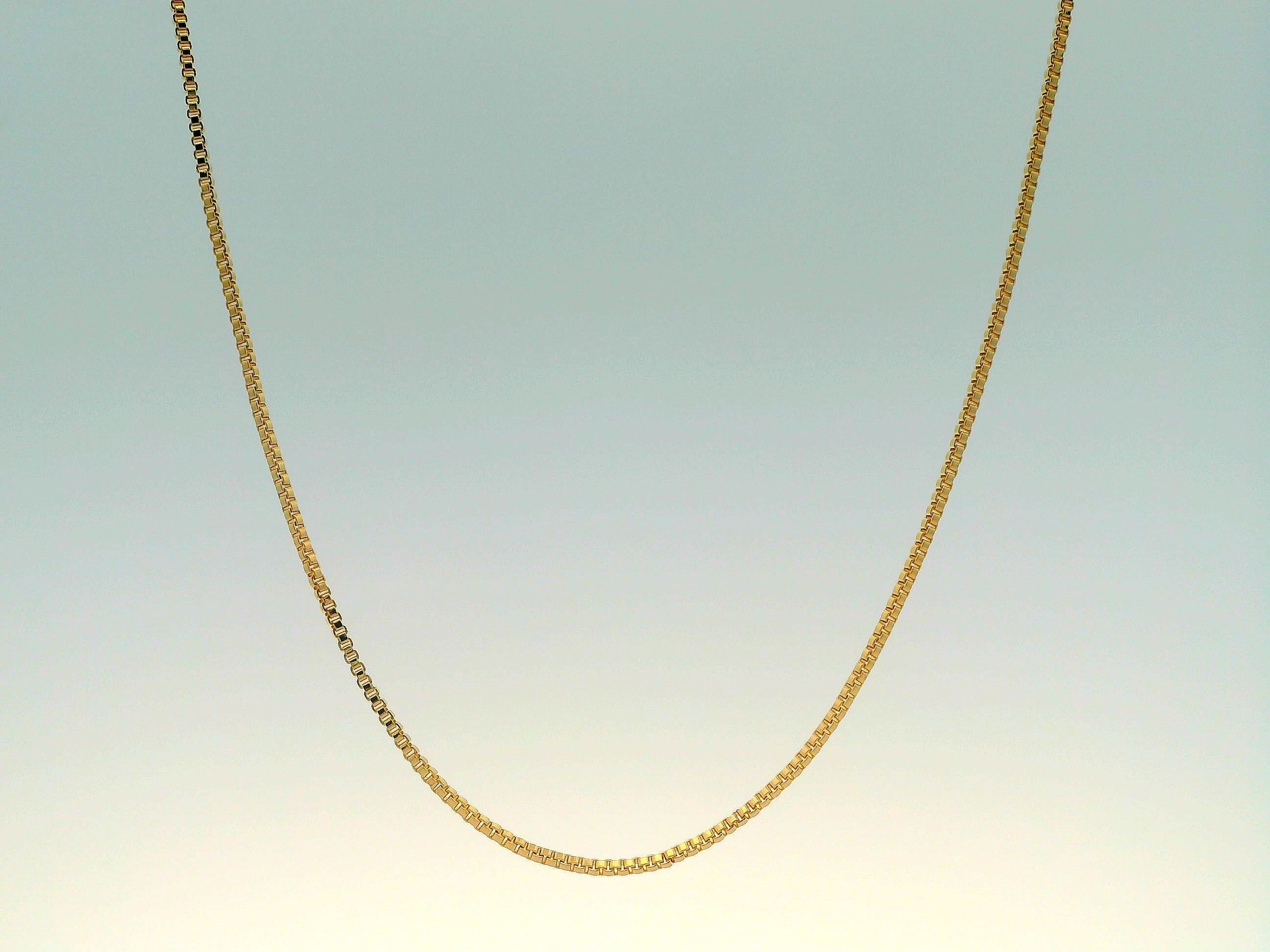 Gold Filled 1MM 18” Box Chain