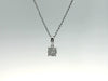 10K 1/8CTW Diamond Cluster Necklace