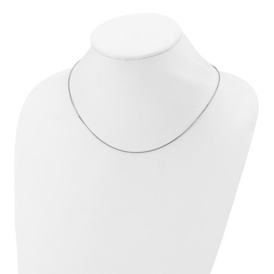 Sterling Silver 1.1MM Adjustable-Length Box Chain