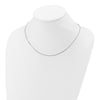 Sterling Silver 1.1MM Adjustable-Length Box Chain