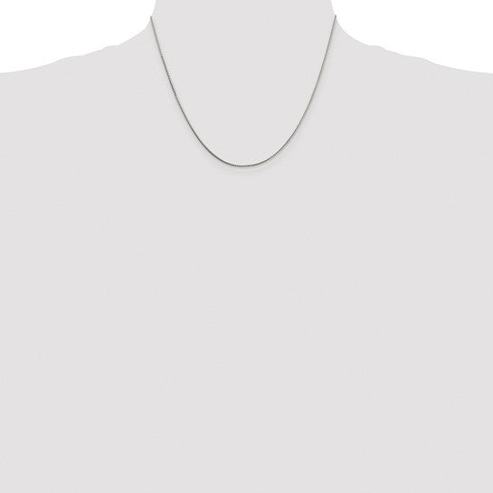Sterling Silver 1MM 8-Sided Box Chain