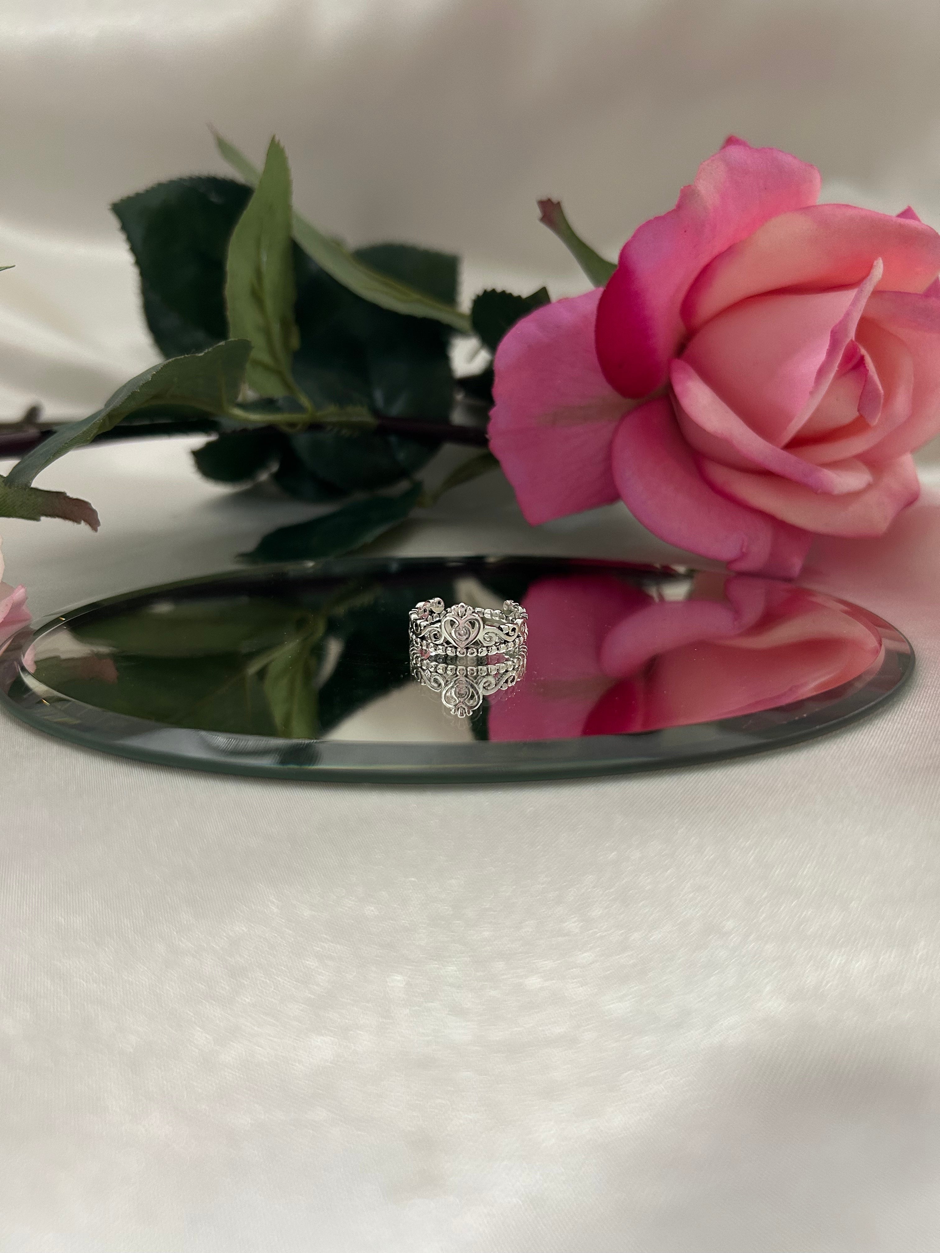 Sterling Silver Princess Tiara Ring