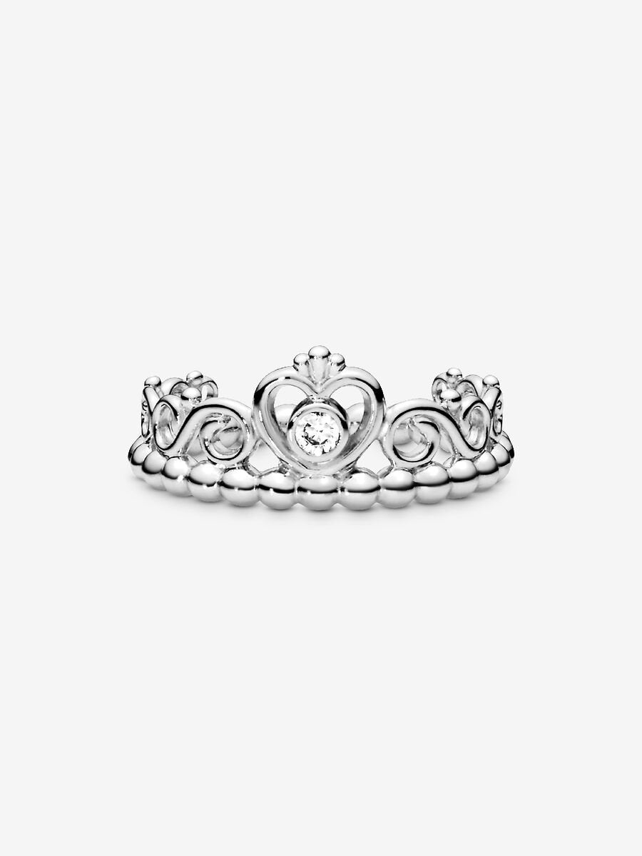 Sterling Silver Princess Tiara Ring