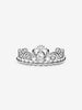 Sterling Silver Princess Tiara Ring