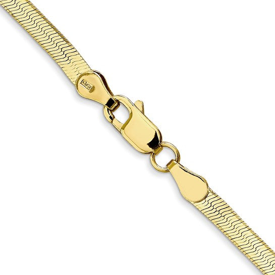 Silky Herringbone chain necklace