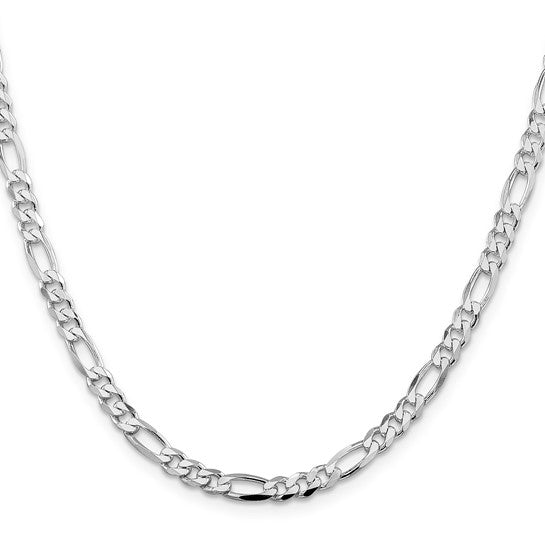 Simon Sterling Silver 22” Figaro Chain