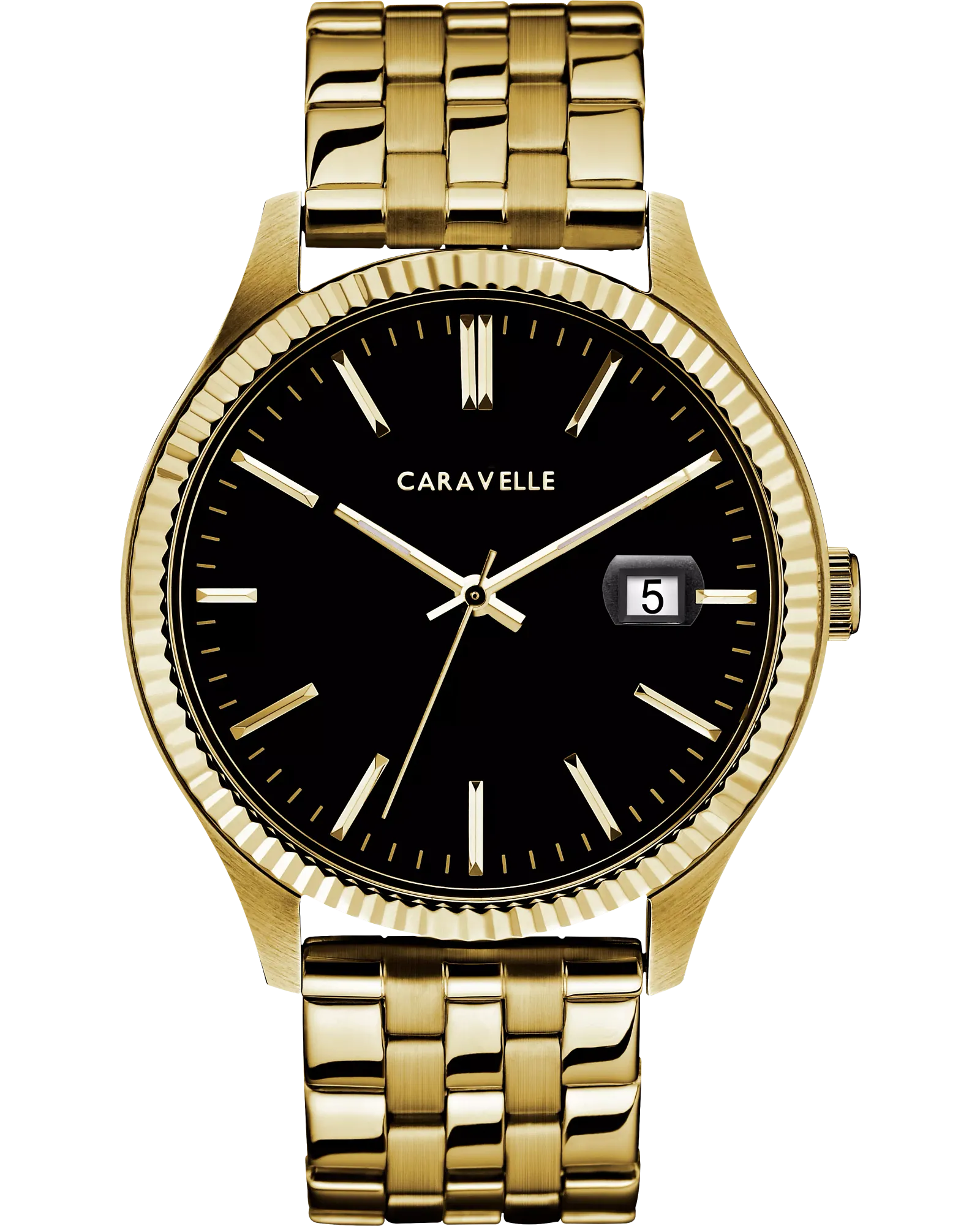 Gold Caravelle Men’s Dress-Watch