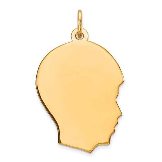 Gold Plated Boy Charm