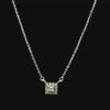 Load and play video in Gallery viewer, 10K Square Pendant Necklace