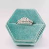 Load and play video in Gallery viewer, 14K Princess Cut Filigree Engagement Set