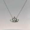 Load and play video in Gallery viewer, Sterling Silver Crown Necklace