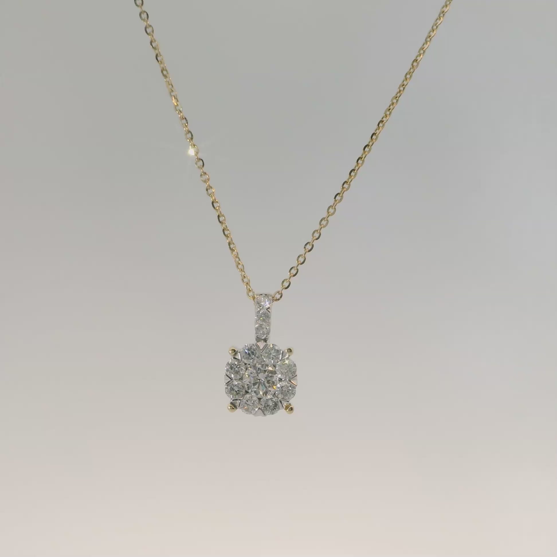 14K 1/2CTW Diamond Necklace