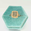 Load and play video in Gallery viewer, 14K Antique Rose Gold Cluster Diamond Ring