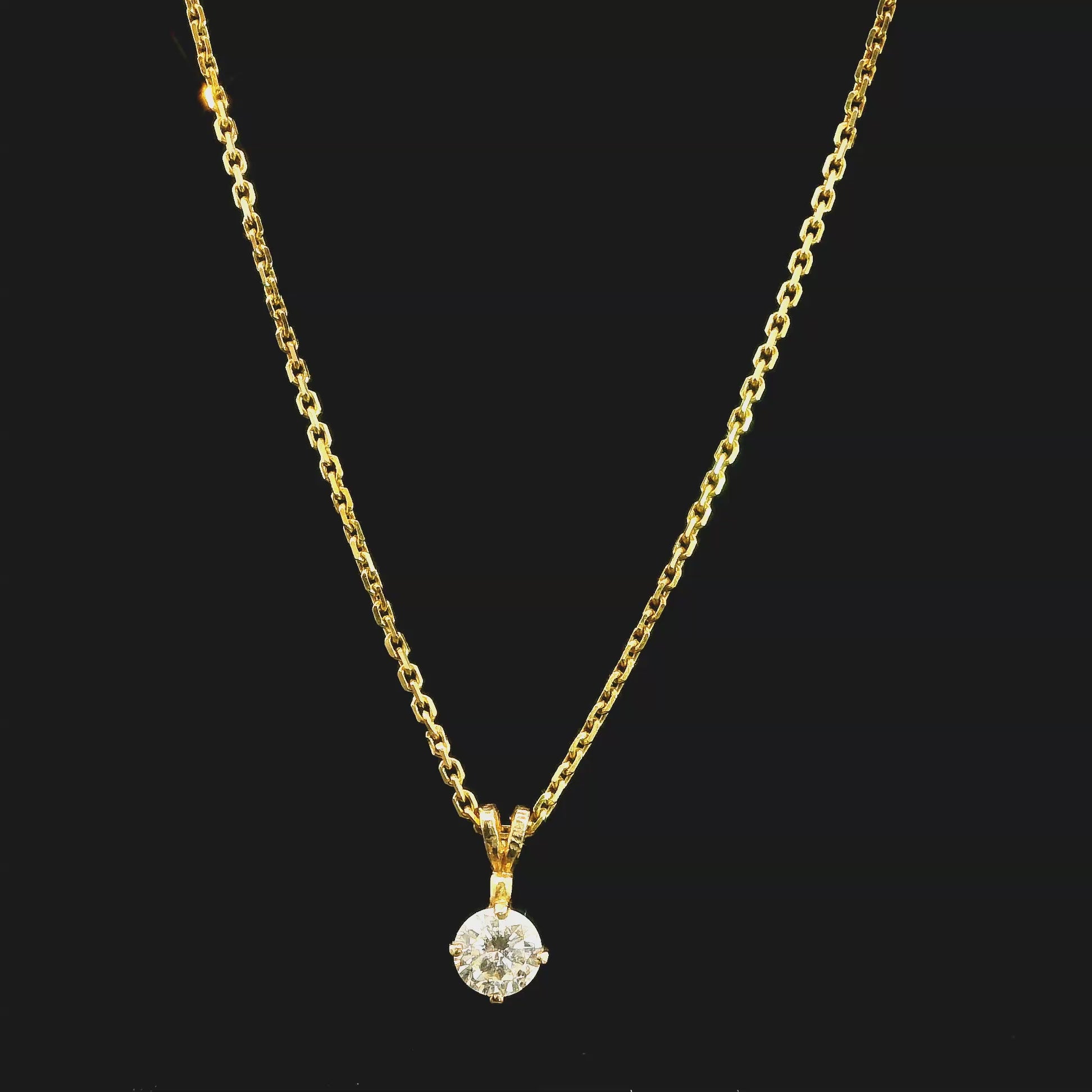 14K 1/2CTW Diamond Necklace