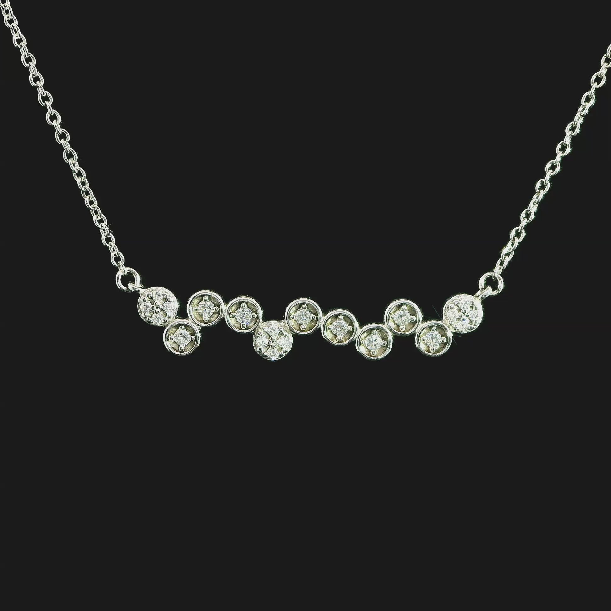 Sterling Silver Bubble Necklace