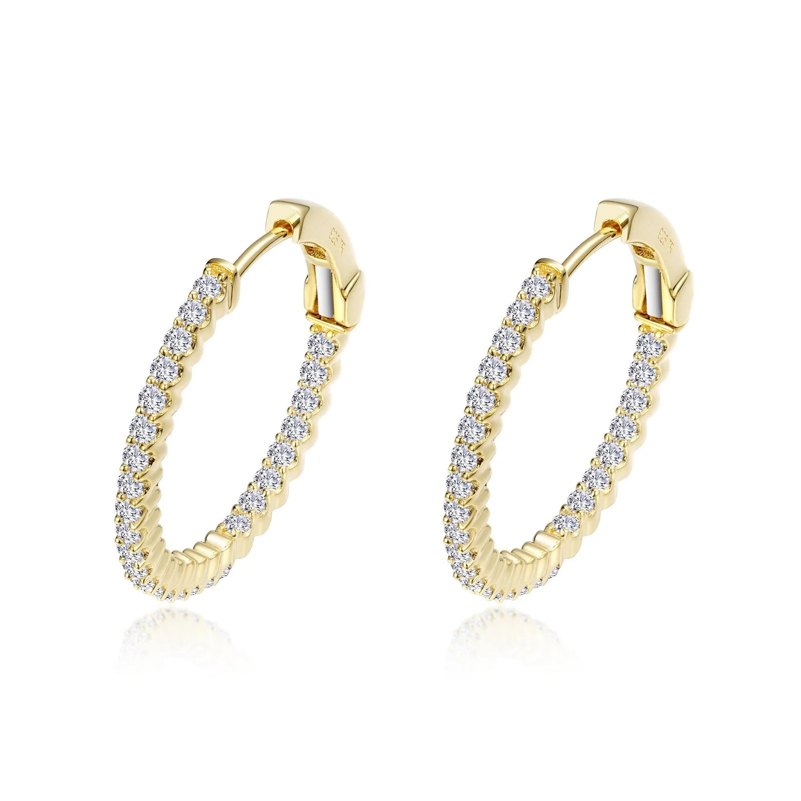 Lafonn Gold DIA Hoops