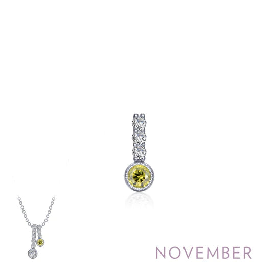 Lafonn Yellow Topaz Small Charm