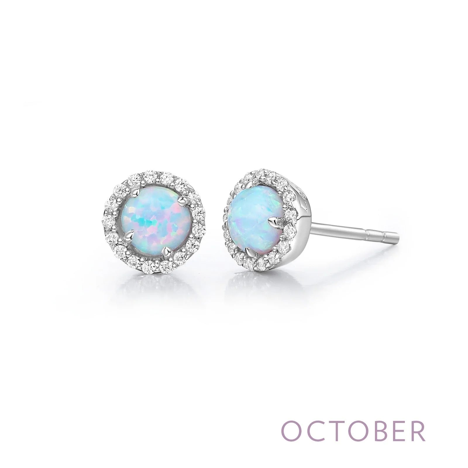 Lafonn Dia Opal Stud Earrings