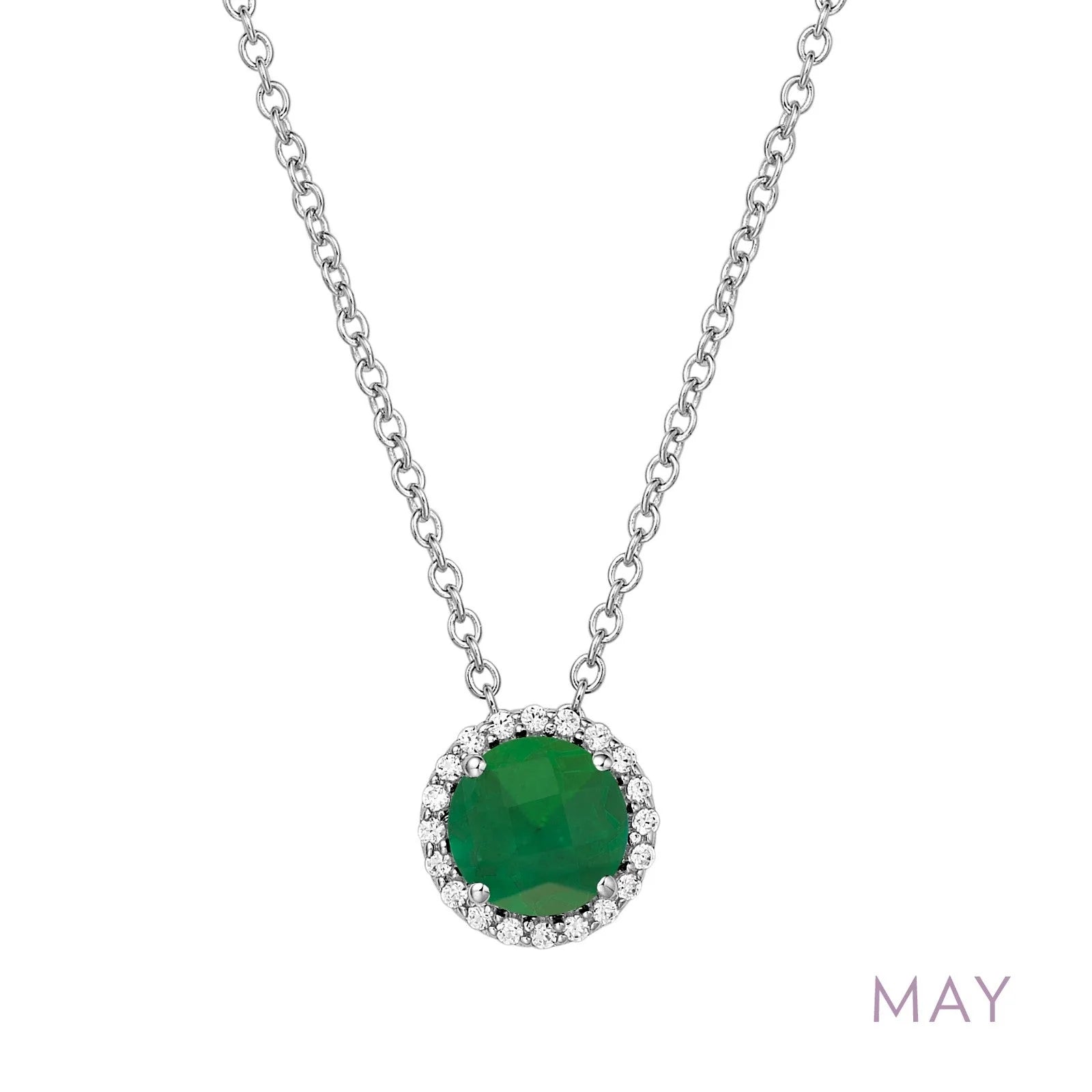 Lafonn Emerald Birthstone Necklace